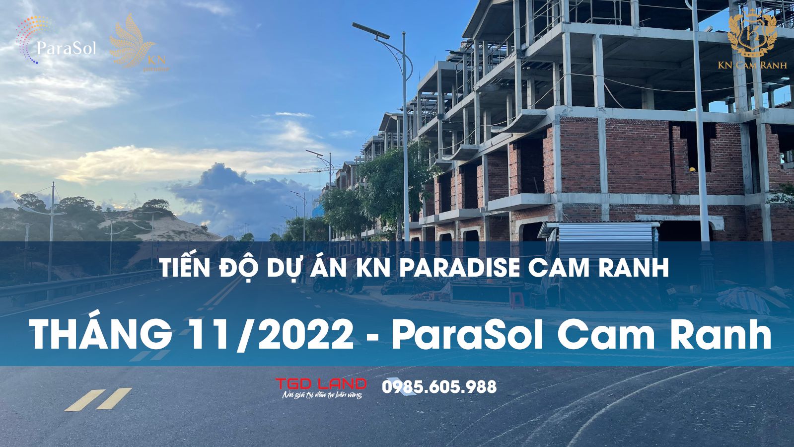 Tiến độ Kn Paradise Tháng 11/2022