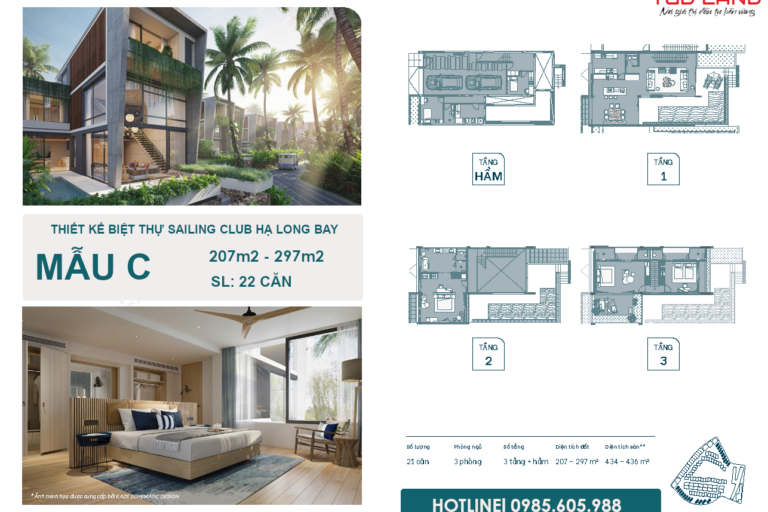 Thiết kế Biệt Thự Sailing Club Hạ Long Bay Mẫu C