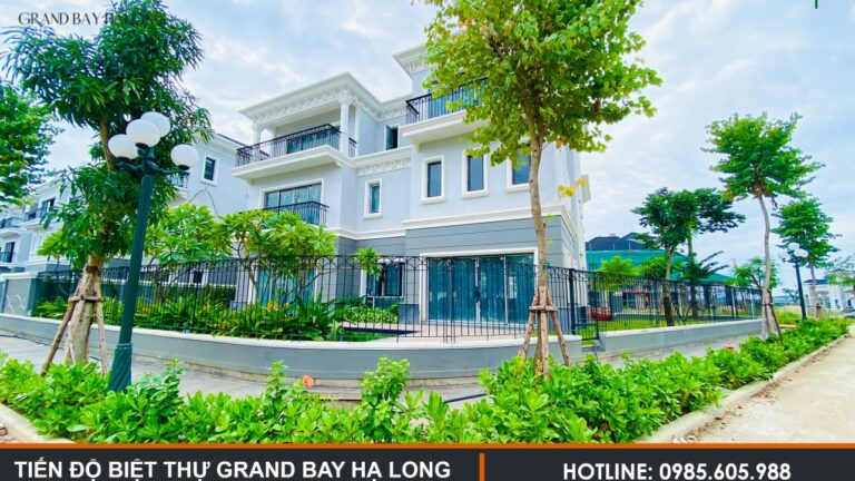 Tiến độ Biệt thự Grand Bay Hạ Long Tháng 11/2021