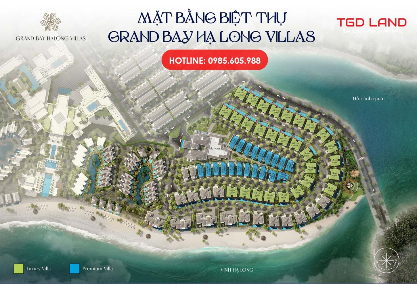 Mặt bằng Biệt Thự Grand Bay Hạ Long Villas mới nhất Mặt bằng Biệt Thự Grand Bay Hạ Long Villas mới nhất