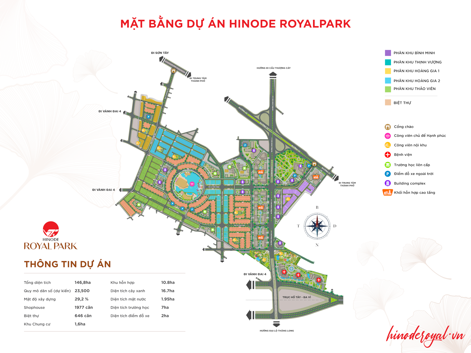Mặt bằng Hinode Royal Park Hà Nội Mặt bằng Hinode Royal Park Hà Nội