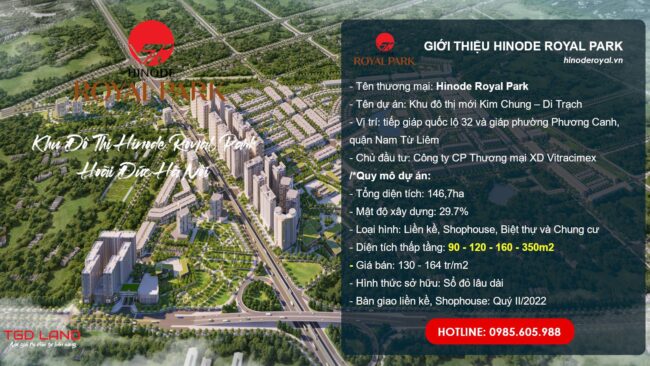 Khu đô thị Hinode Royal Park Hà Nội 2022