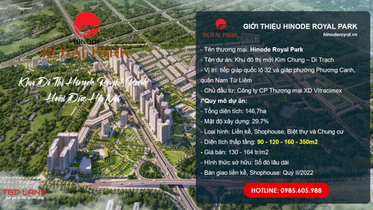 Khu đô thị Hinode Royal Park Hà Nội 2022 Khu đô thị Hinode Royal Park Hà Nội 2022