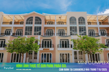 Tiến độ Para Sol Cam Ranh tại Caraworld Nha Trang Tháng 10/2025