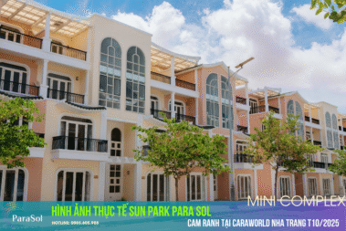 Tiến độ Para Sol Cam Ranh tại Caraworld Nha Trang Tháng 10/2025