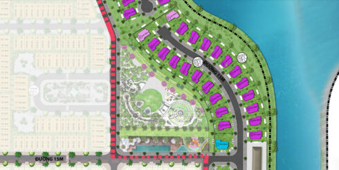 Mặt bằng Biệt thự Shirin Mansion - Dãy BT-6F-03 và BT-6F-04