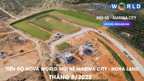 Tiến độ Nova World Mũi Né Tháng 8/2022