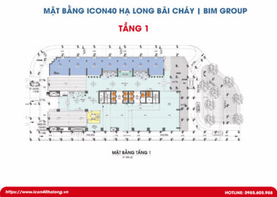Mặt bằng Icon40 Hạ Long Tầng 1