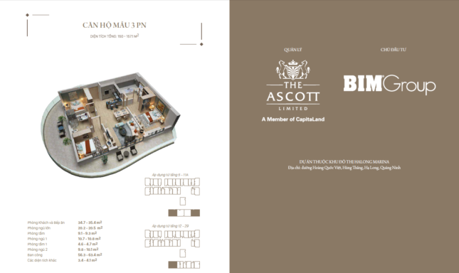 Thiết kế căn hộ Citadines Hạ Long Bim Group