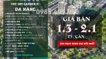 Thông tin The Ori Garden II Đà nẵng Thông tin The Ori Garden II Đà nẵng