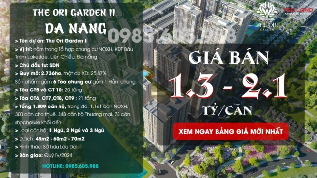 Thông tin The Ori Garden II Đà nẵng