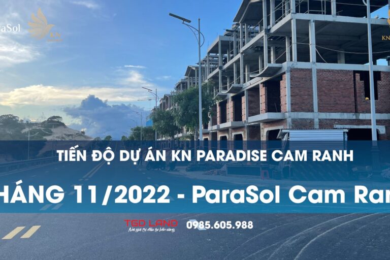 Tiến độ Kn Paradise Tháng 11/2022