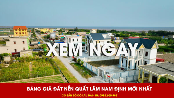 Bảng giá đất nền Quất Lâm, Nam Định