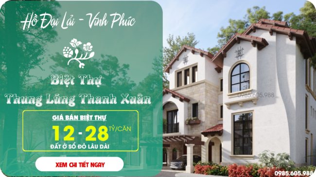 Giới thiệu biệt thự Thung lũng Thanh Xuân - Bim Group 2023 - 2024