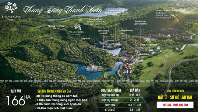 Giới thiệu dự án Thanh Xuan Valley ( Thung Lũng Thanh Xuân ) mới nhất 2026-2027