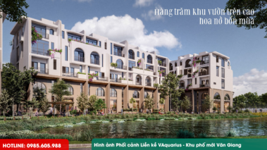 HÌnh ảnh Thiết kế Liền kề VAquarius Khu phố mới Văn Giang Hưng Yên