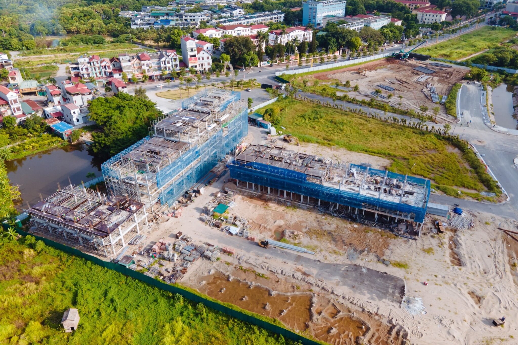 Tiến độ dự án Vaquarius Văn Giang Tháng 7/2024