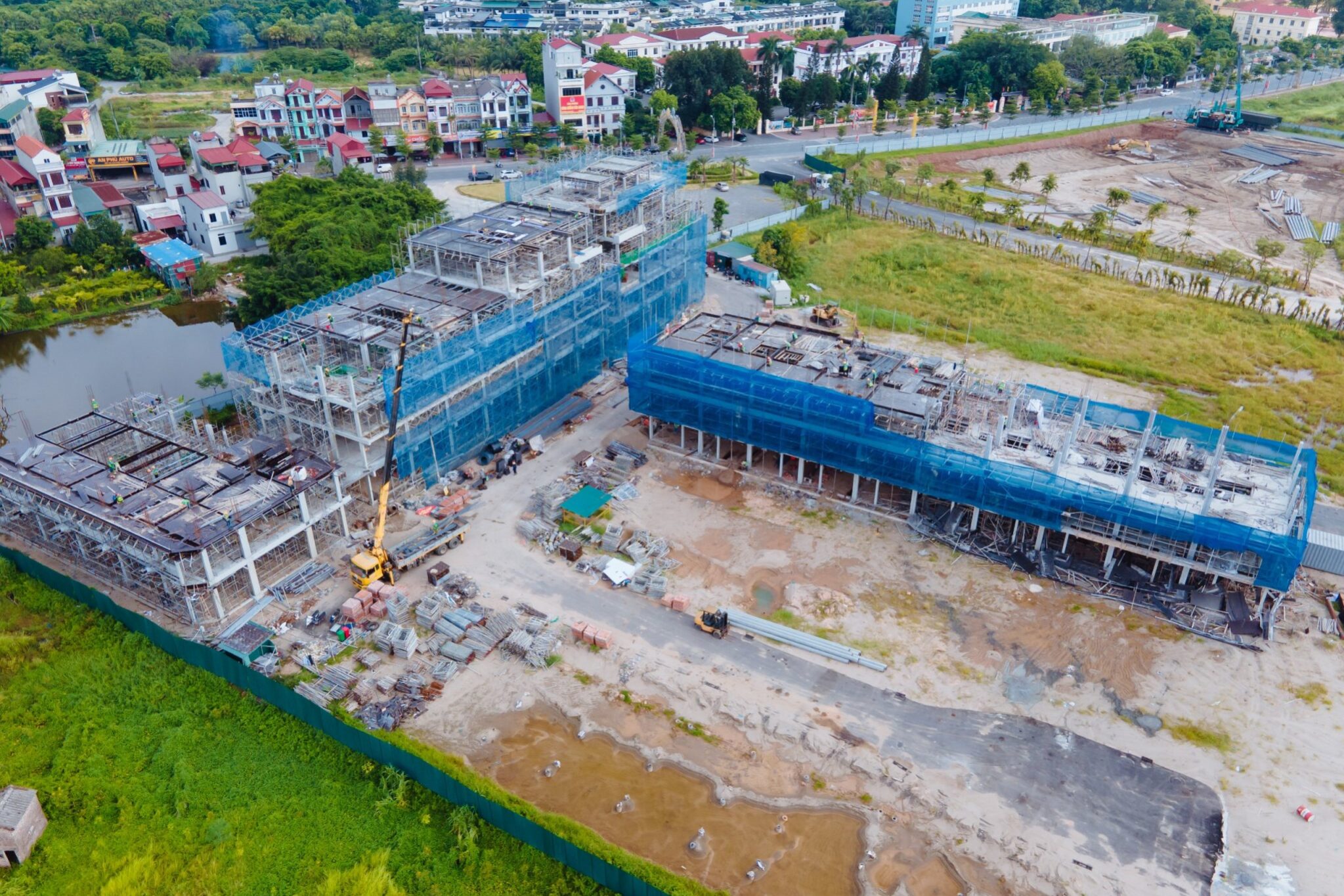 Tiến độ dự án Vaquarius Văn Giang Tháng 7/2024