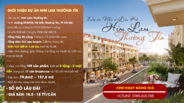 Giới thiệu dự án Him Lam Thường Tín Hà Nội Giới thiệu dự án Him Lam Thường Tín Hà Nội
