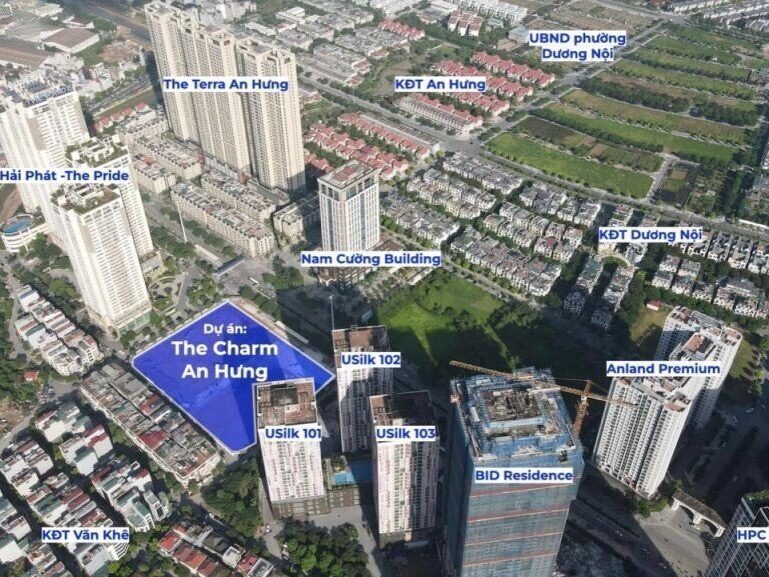 Vị trí dự án The Charm An Hưng Tố Hữu