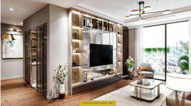 Thiết kế nội thất căn hộ Viha Complex 107 Nguyễn Tuân