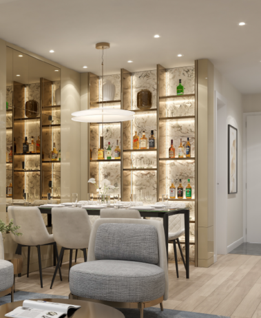 Thiết kế nội thất căn hộ Viha Complex 107 Nguyễn Tuân