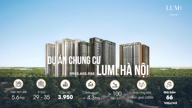 Giới thiệu dự án chung cư Lumi Hà Nội - Tập đoàn Capital land 2024