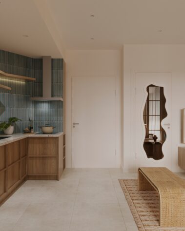 Thiết kế nội thất căn hộ Paramount Nha Trang - Phòng Bếp