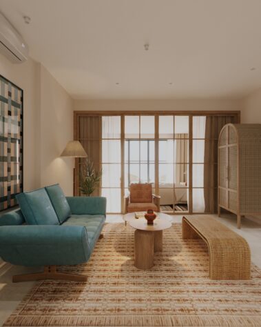 Thiết kế nội thất căn hộ Paramount Nha Trang - Phòng Khách