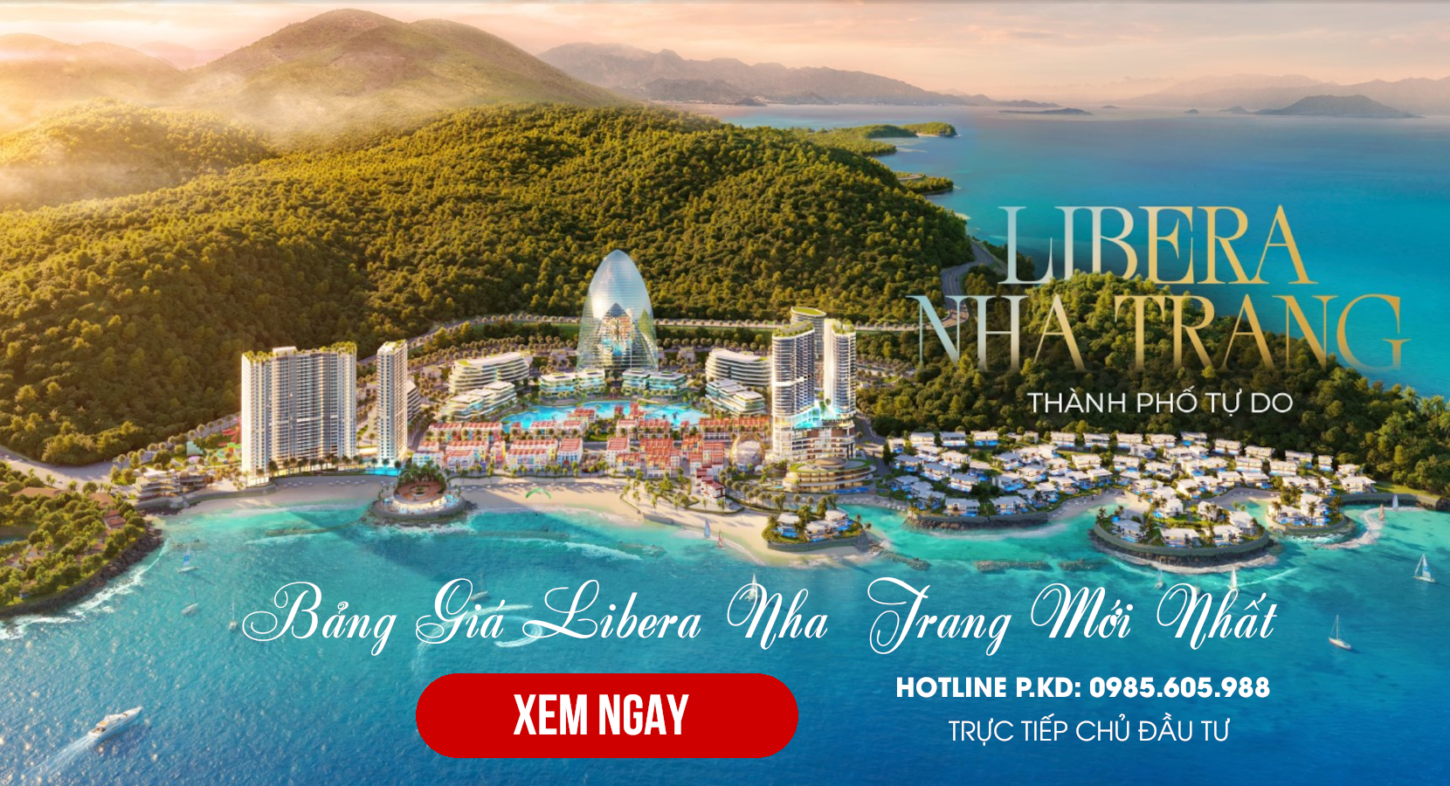 Bảng giá Libera Nha Trang 2024 | Căn hộ Flex Home, Căn hộ khách sạn Gran Melia Nha Trang, Biệt thự Libera Nha Trang Bảng giá Libera Nha Trang 2024 | Căn hộ Flex Home, Căn hộ khách sạn Gran Melia Nha Trang, Biệt thự Libera Nha Trang