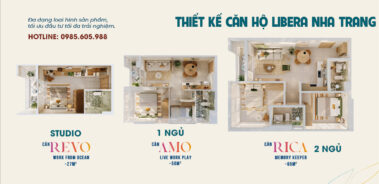 Thiết kế căn hộ Libera Nha Trang tòa Sanhome