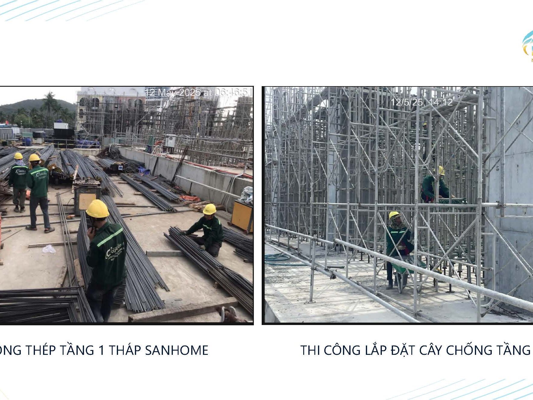 Cập nhật tiến độ dự án toà căn hộ The Sanhome tại Libera Nha Trang tháng 5/2025