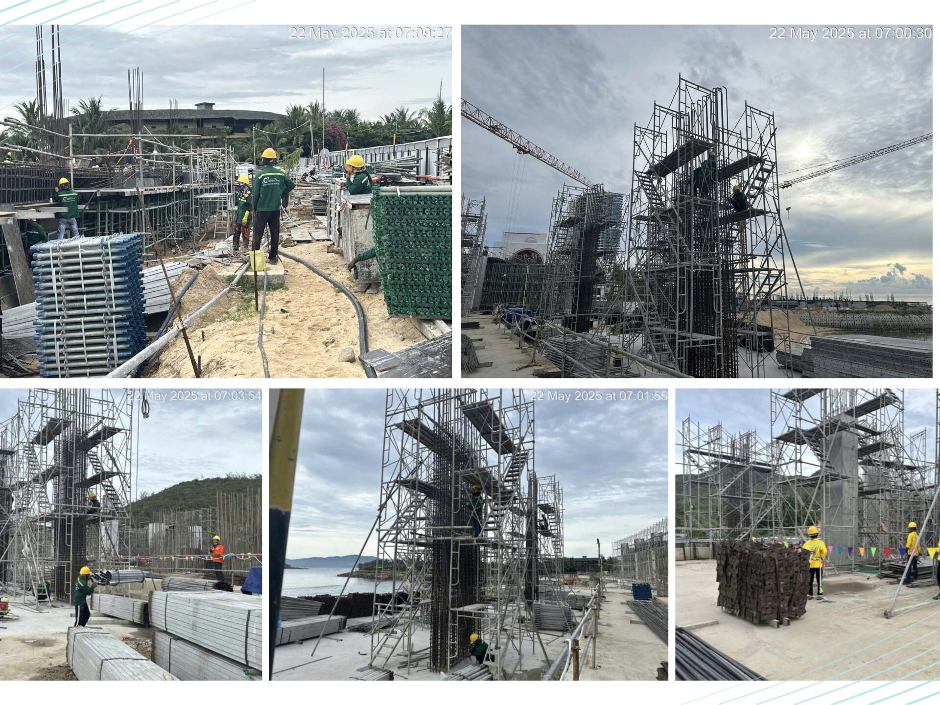 Cập nhật tiến độ dự án toà căn hộ The Sanhome tại Libera Nha Trang tháng 5/2025