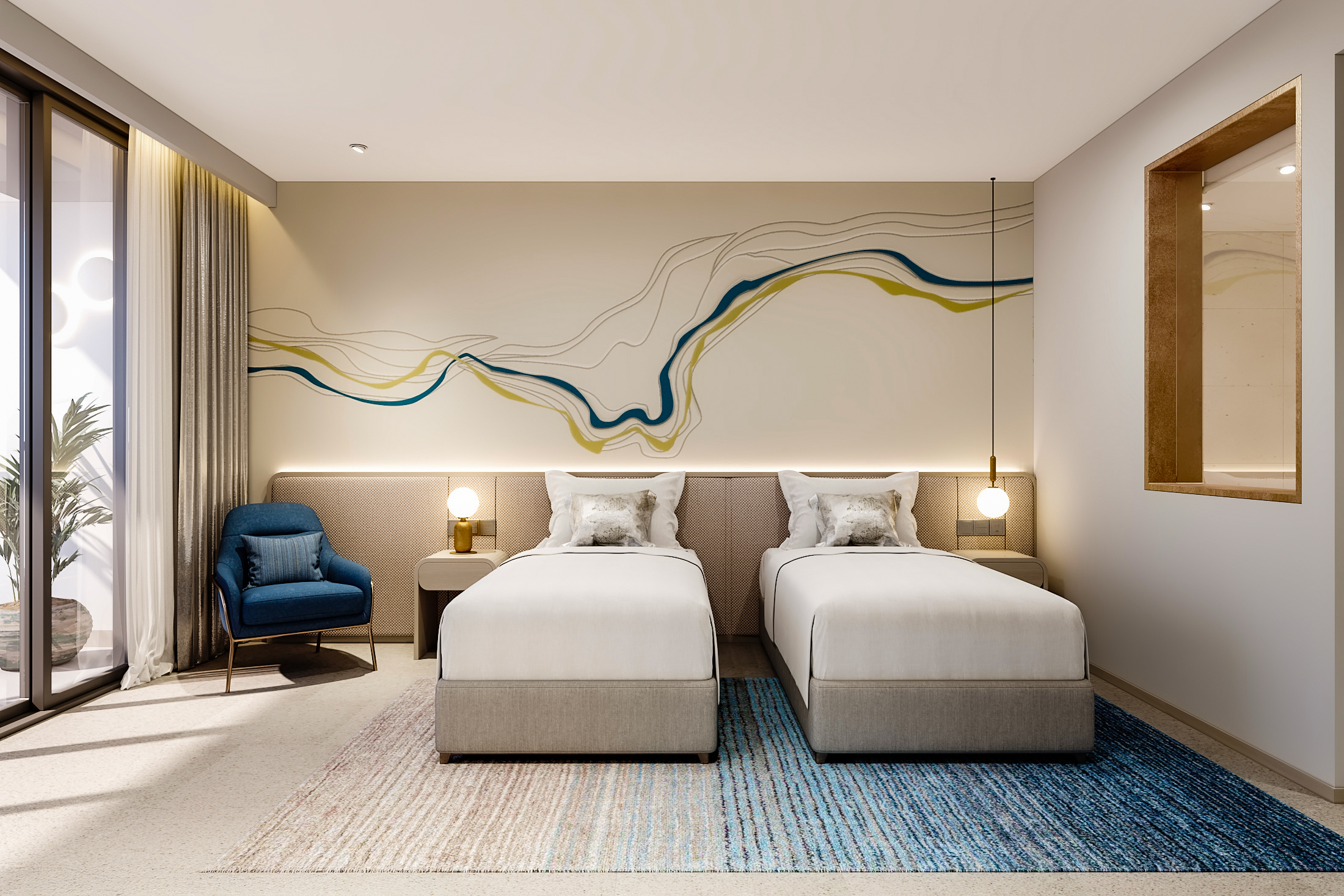 Thiết kế nội thất căn hộ Paramount Signature Nha Trang ( Dòng Deluxe )