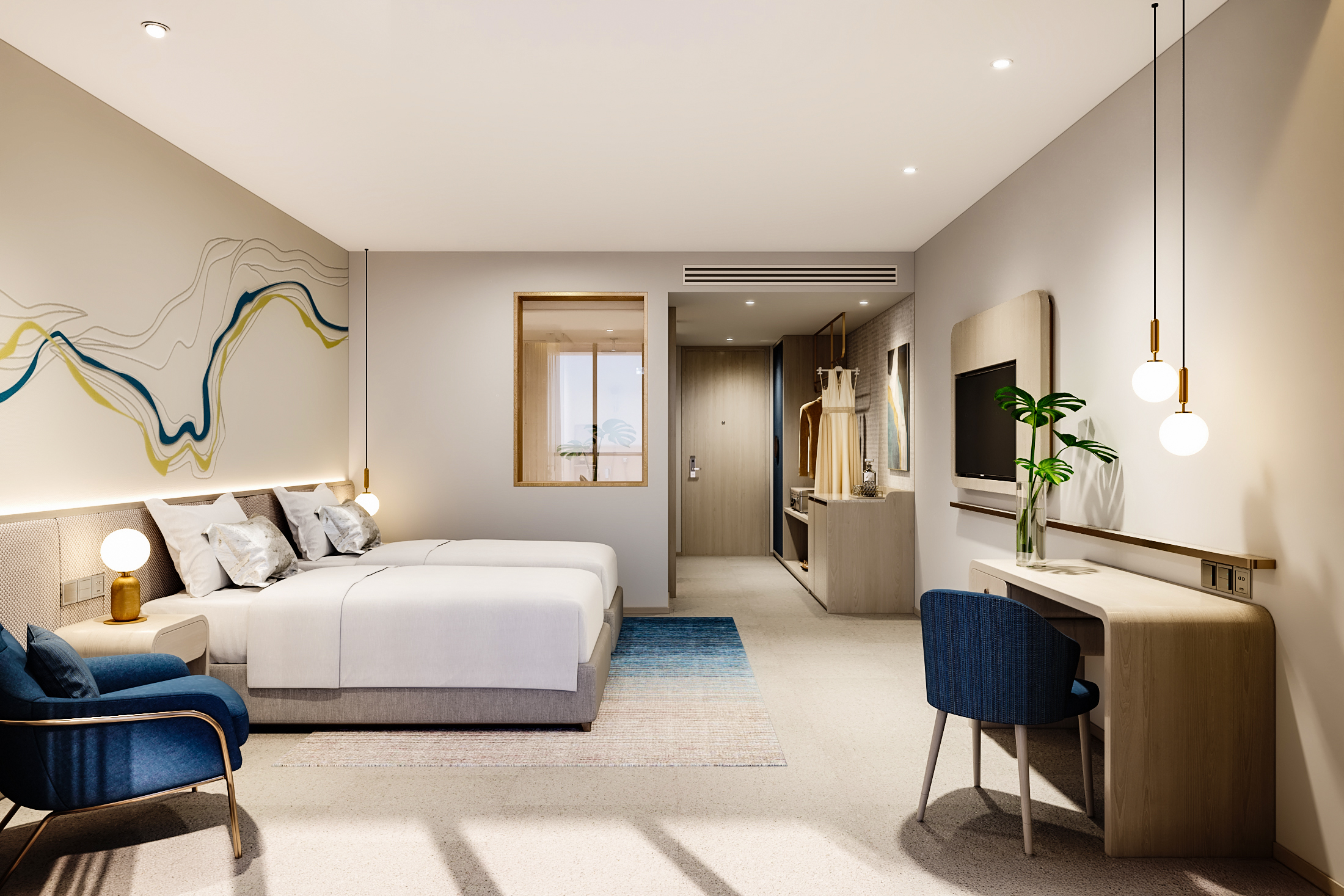 Thiết kế nội thất căn hộ Paramount Signature Nha Trang ( Dòng Deluxe )