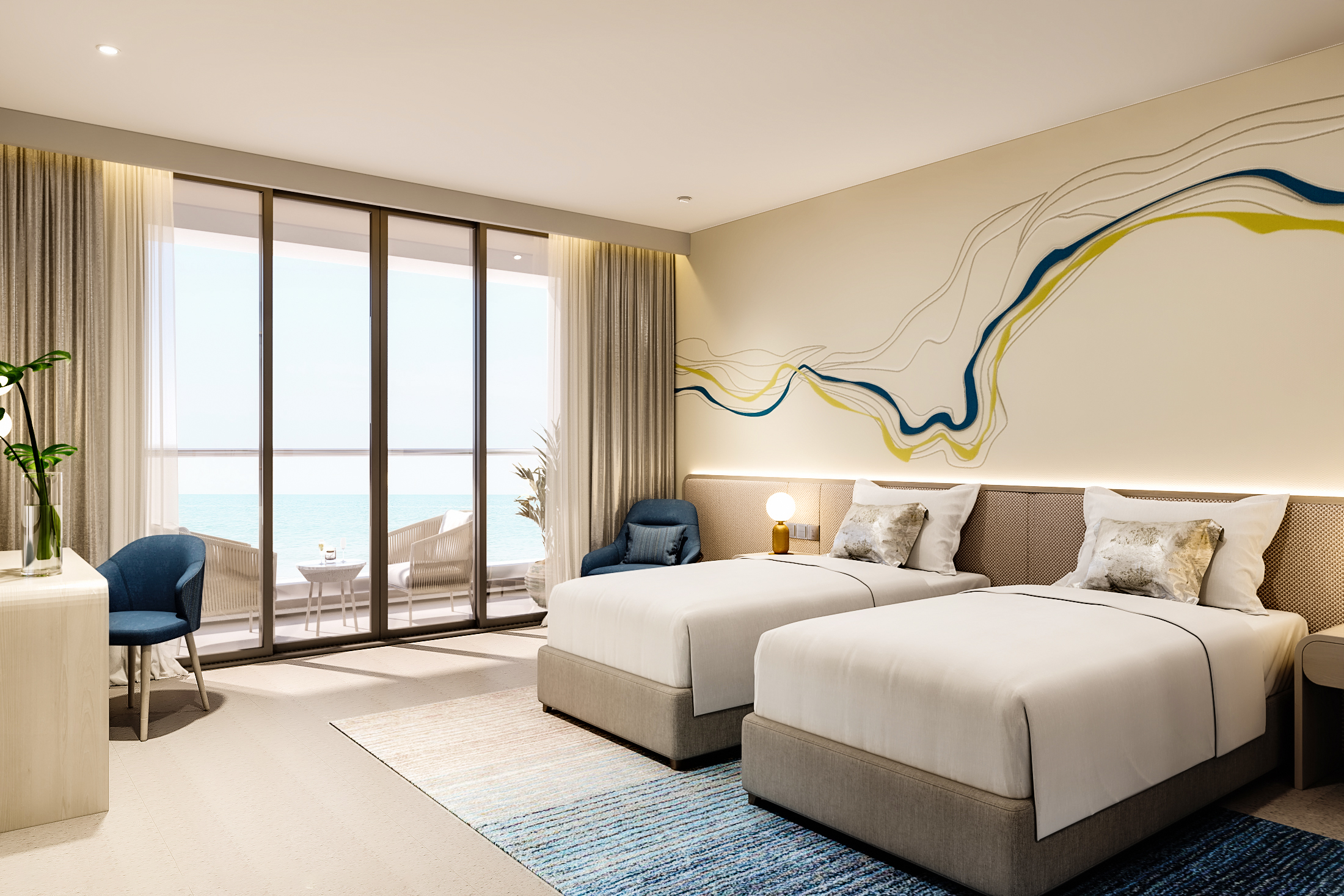 Thiết kế nội thất căn hộ Paramount Signature Nha Trang ( Dòng Deluxe )