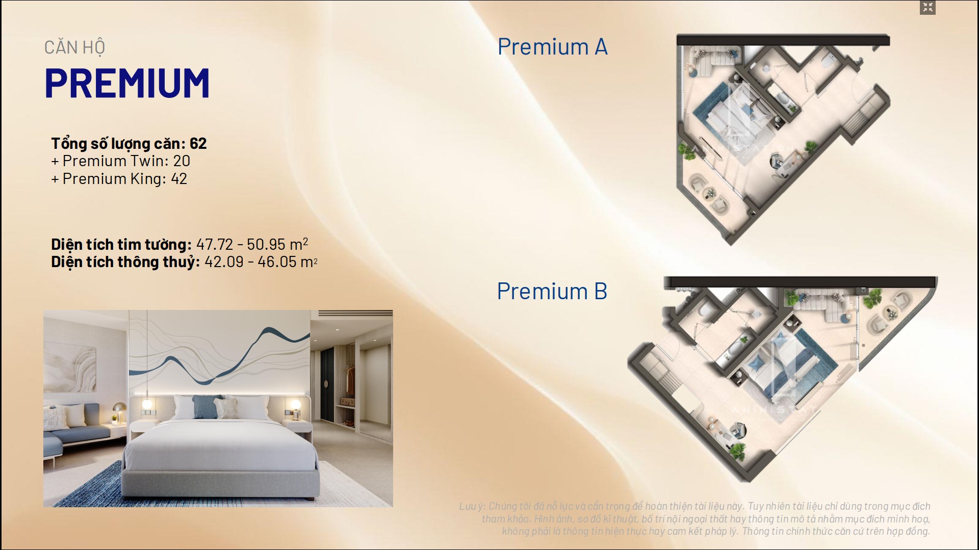 Thiết kế căn hộ Melia Nha Trang - Hạng Premium Thiết kế căn hộ Melia Nha Trang - Hạng Premium