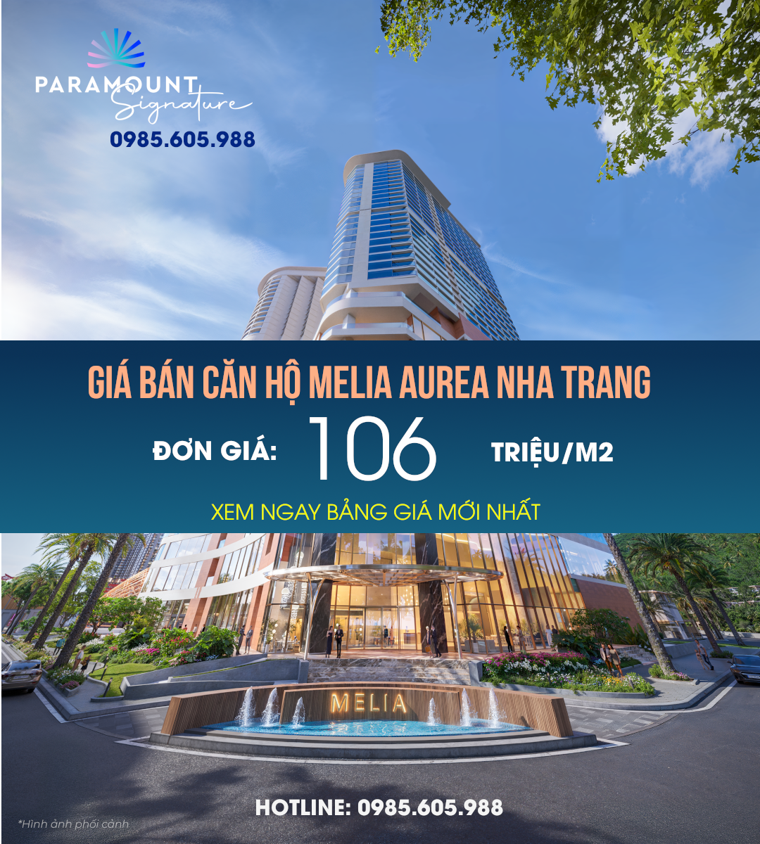Giá bán căn hộ Melia Aurea Nha Trang - Paramount Signature Giá bán căn hộ Melia Aurea Nha Trang - Paramount Signature