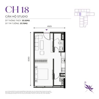 Thiết kế căn hộ The Ninety Complex 90 Đường Láng | Căn Hộ CH18