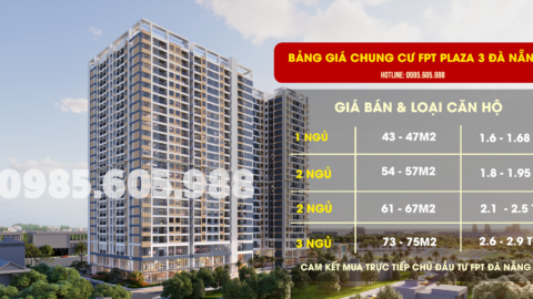 Bảng giá căn hộ chung cư Fpt Plaza 3 Đà nẵng 2024