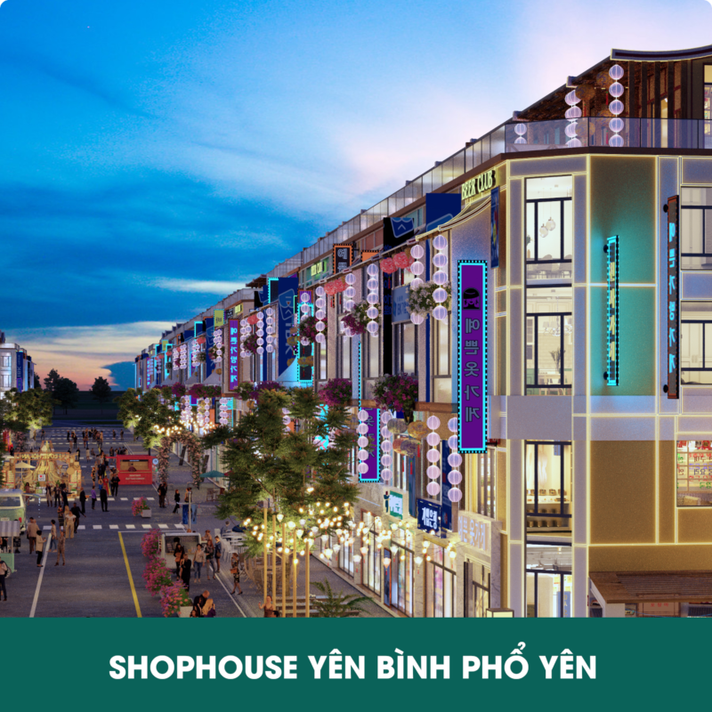 SHOPHOUSE YÊN BÌNH PHỔ YÊN