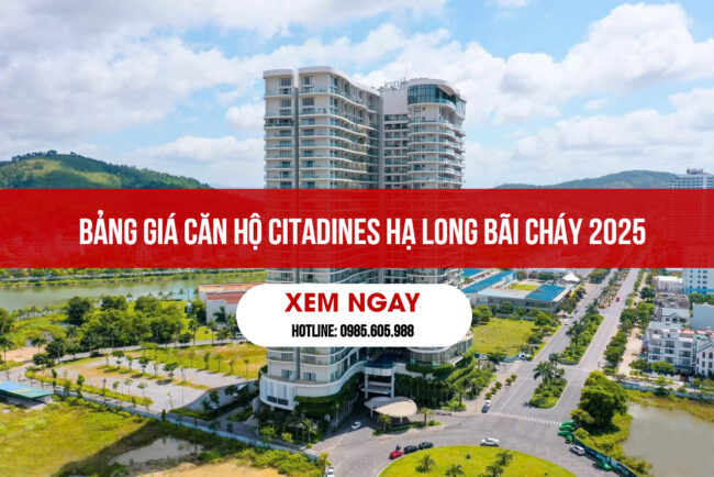 Bảng giá căn hộ Citadines Hạ Long Bãi Cháy Quảng Ninh 2025 Bảng giá căn hộ Citadines Hạ Long Bãi Cháy Quảng Ninh 2025
