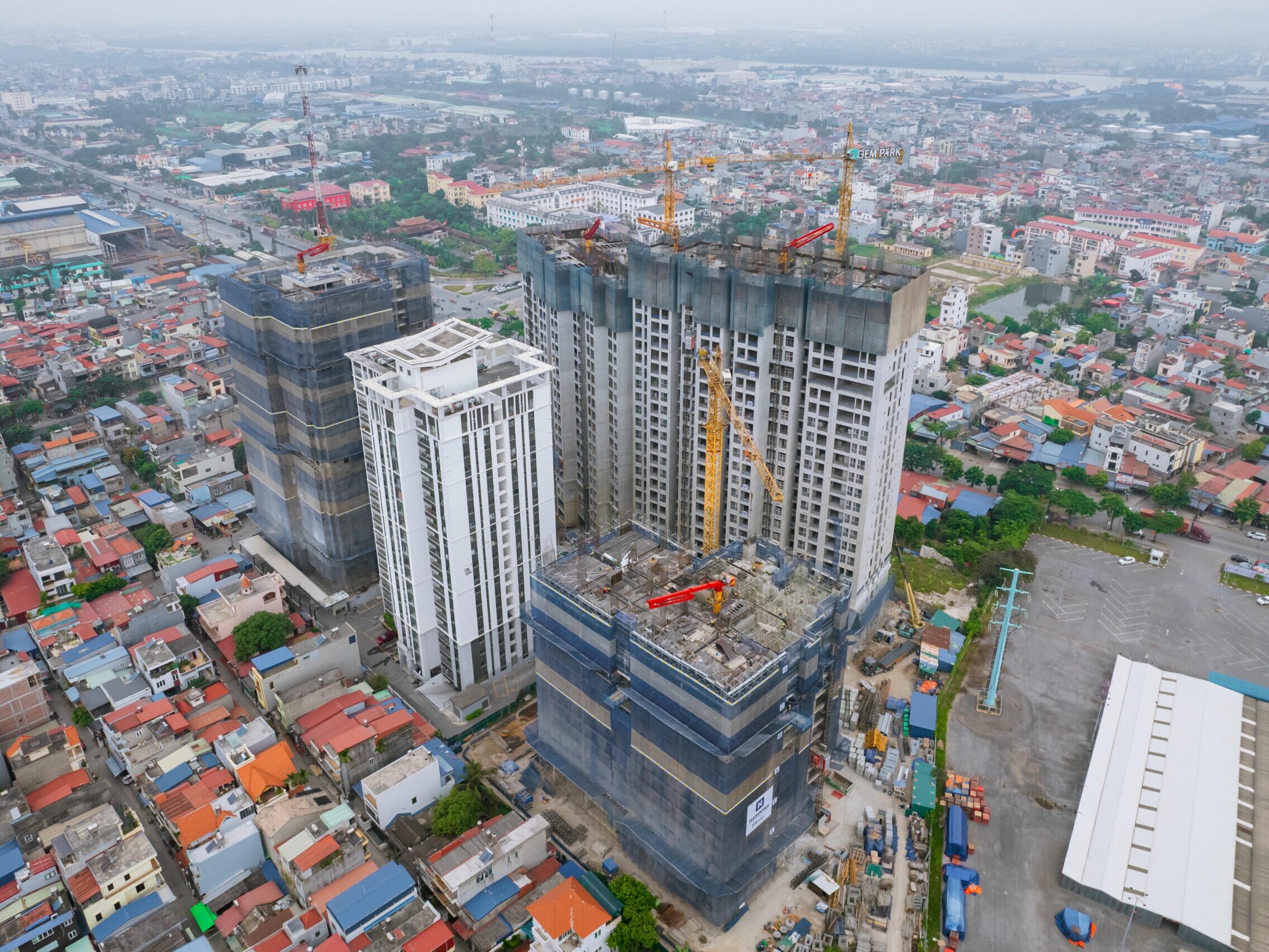 Tiến độ dự án chung cư Gem Park Hải Phòng cập nhật tháng 12/2025