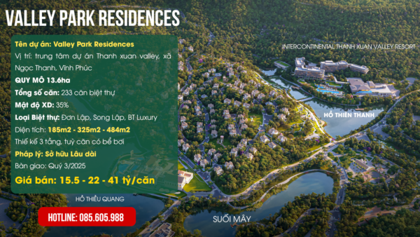 Giới thiệu Biệt thự Valley Park Residences tại Thanh Xuan Valley
