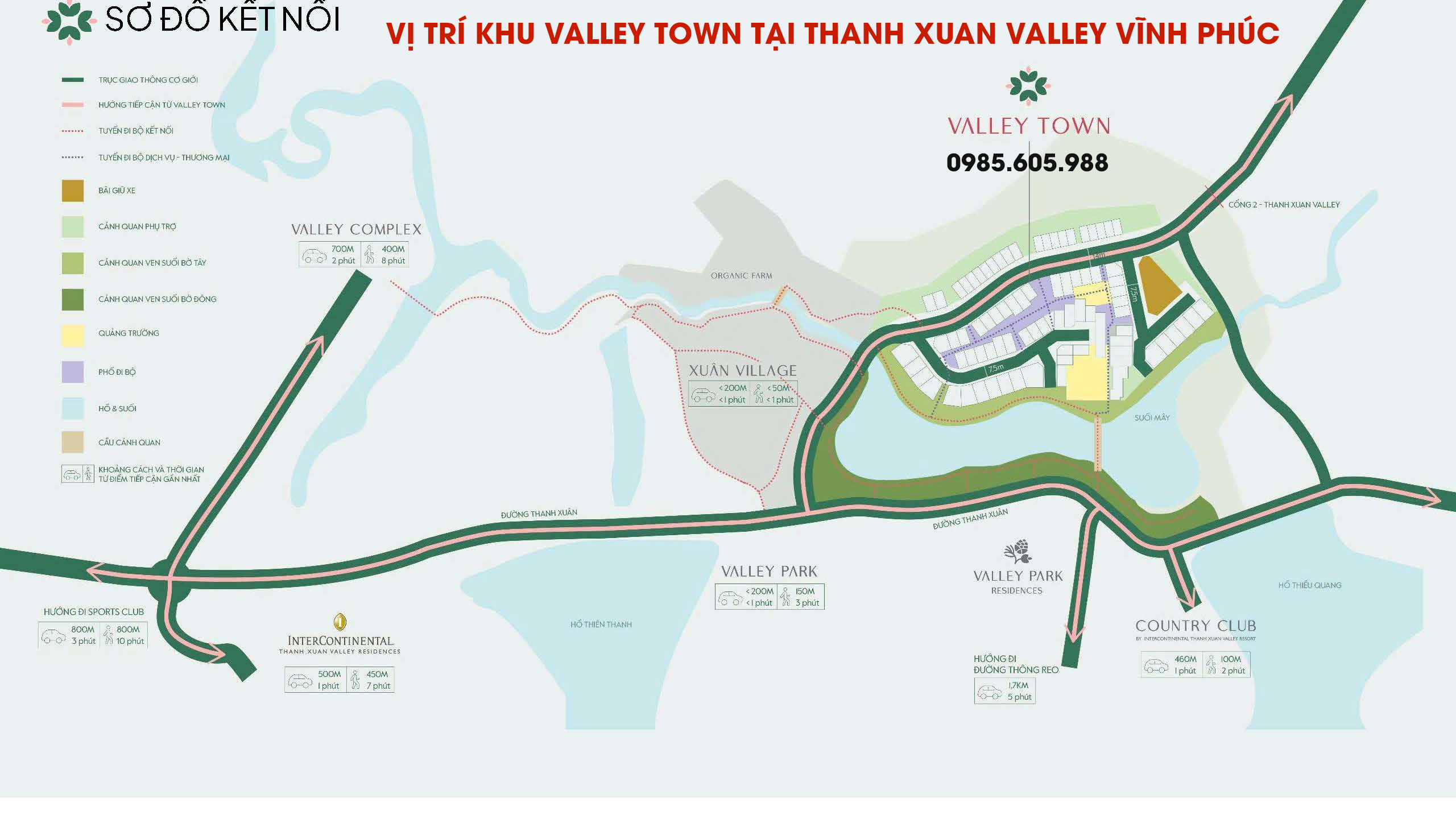 Vị trí phân khu Biệt thự phố Valley Town tại Thung Lũng Thanh Xuân Vĩnh Phúc Vị trí phân khu Biệt thự phố Valley Town tại Thung Lũng Thanh Xuân Vĩnh Phúc