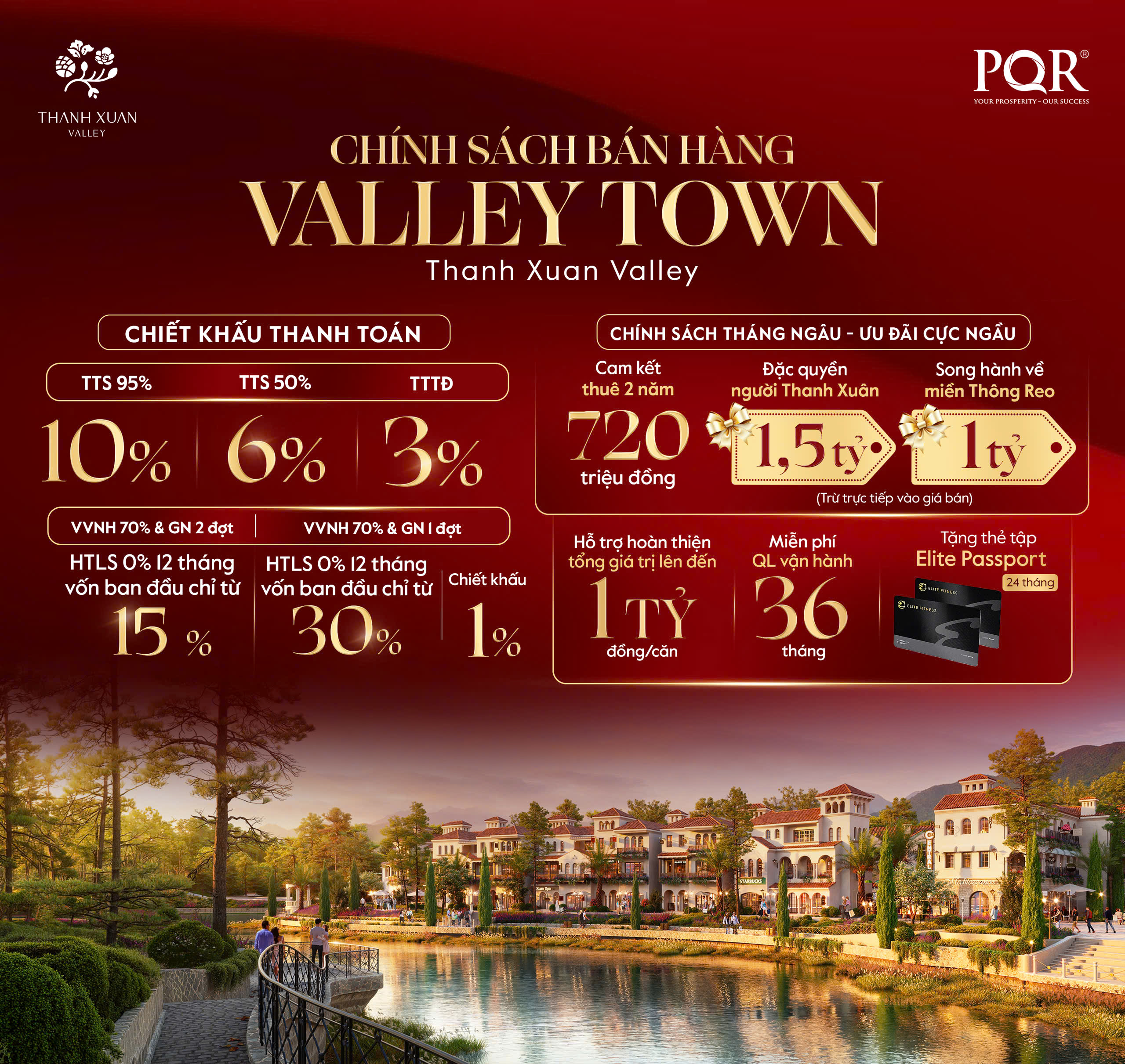 Chính sách bán hàng Valley Town tại Thung lũng thanh xuân Chính sách bán hàng Valley Town tại Thung lũng thanh xuân