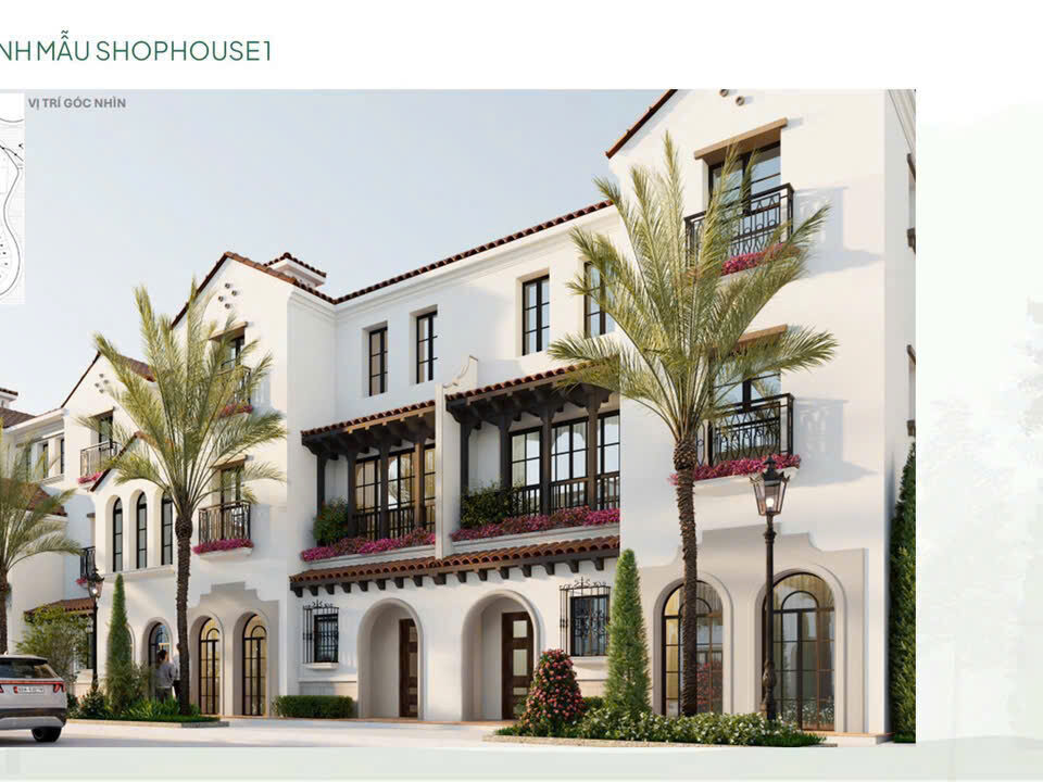 Thiết kế Shophouse Valley Town Thung lũng Thanh Xuân