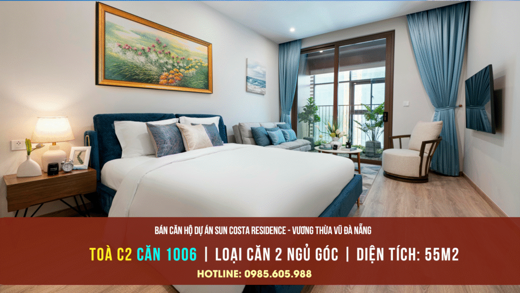 Thông tin bán căn hộ C21006 2 Ngủ toà C2 dự án Sun Costa Residences Vương Thừa Vũ Đà Nẵng 2025
