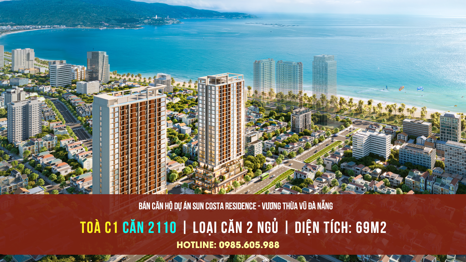 Thông tin bán căn hộ 2110 Toà C1 dự án Sun Costa Residences ( Sun Vương Thừa Vũ ) Đà Nẵng 2025 Thông tin bán căn hộ 2110 Toà C1 dự án Sun Costa Residences ( Sun Vương Thừa Vũ ) Đà Nẵng 2025
