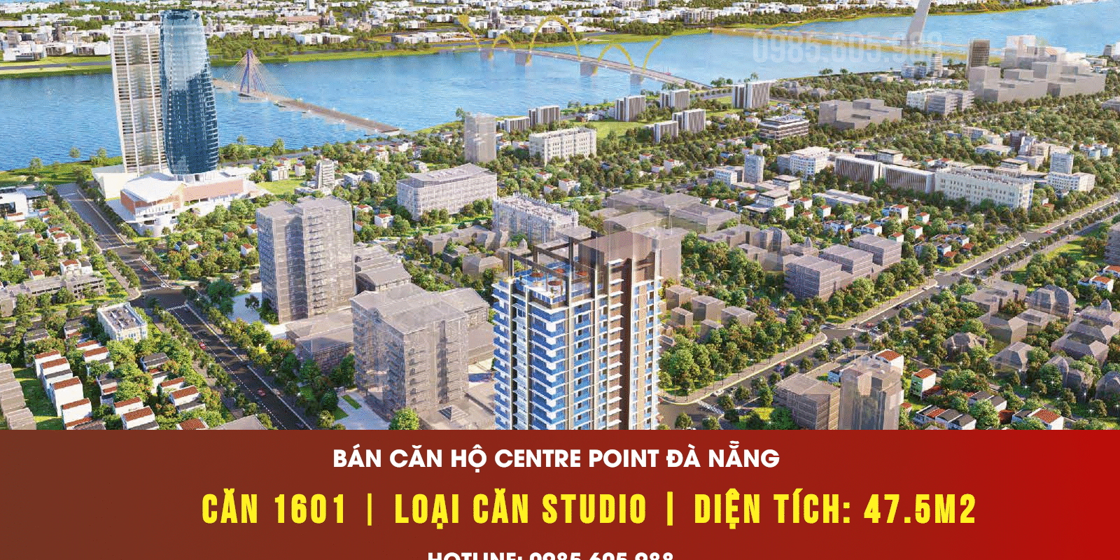 Can ho CH1601 Thông tin căn hộ số 1601 dự án Centre Point Đà Nẵng 2025